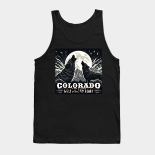 Colorado Black Canyon Wolf and Wolfdog Sancuary Tank Top